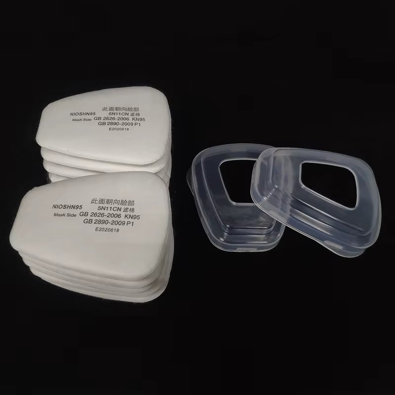 10/30Pcs 5N11 Cotton Filters 501 Cover Replaceable Filters For 3M 6001/6002/6003/6200/7502/6800 Gas Dust Proof Mask Accessories
