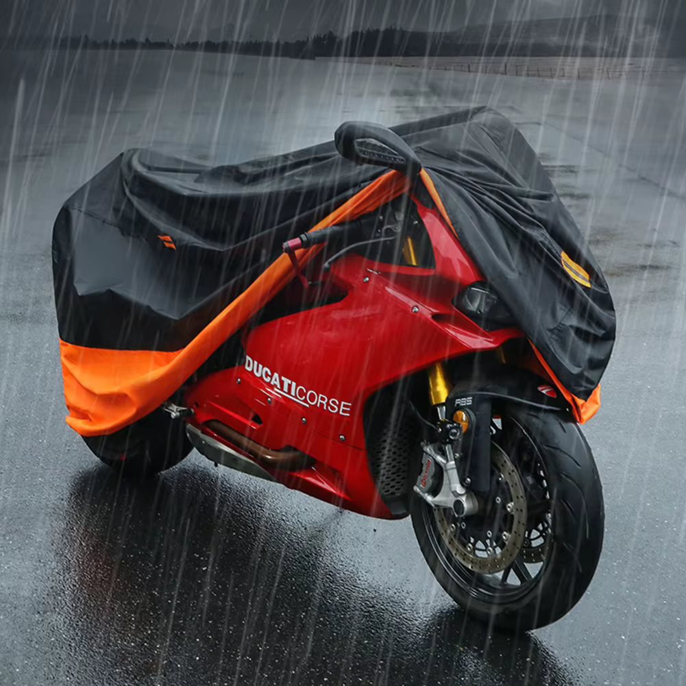 Thick 190T Motorcycle Waterproof Cover Universal Outdoor Uv Protective Cover Motorbike Dust Rain Sunshade Cover for All Season