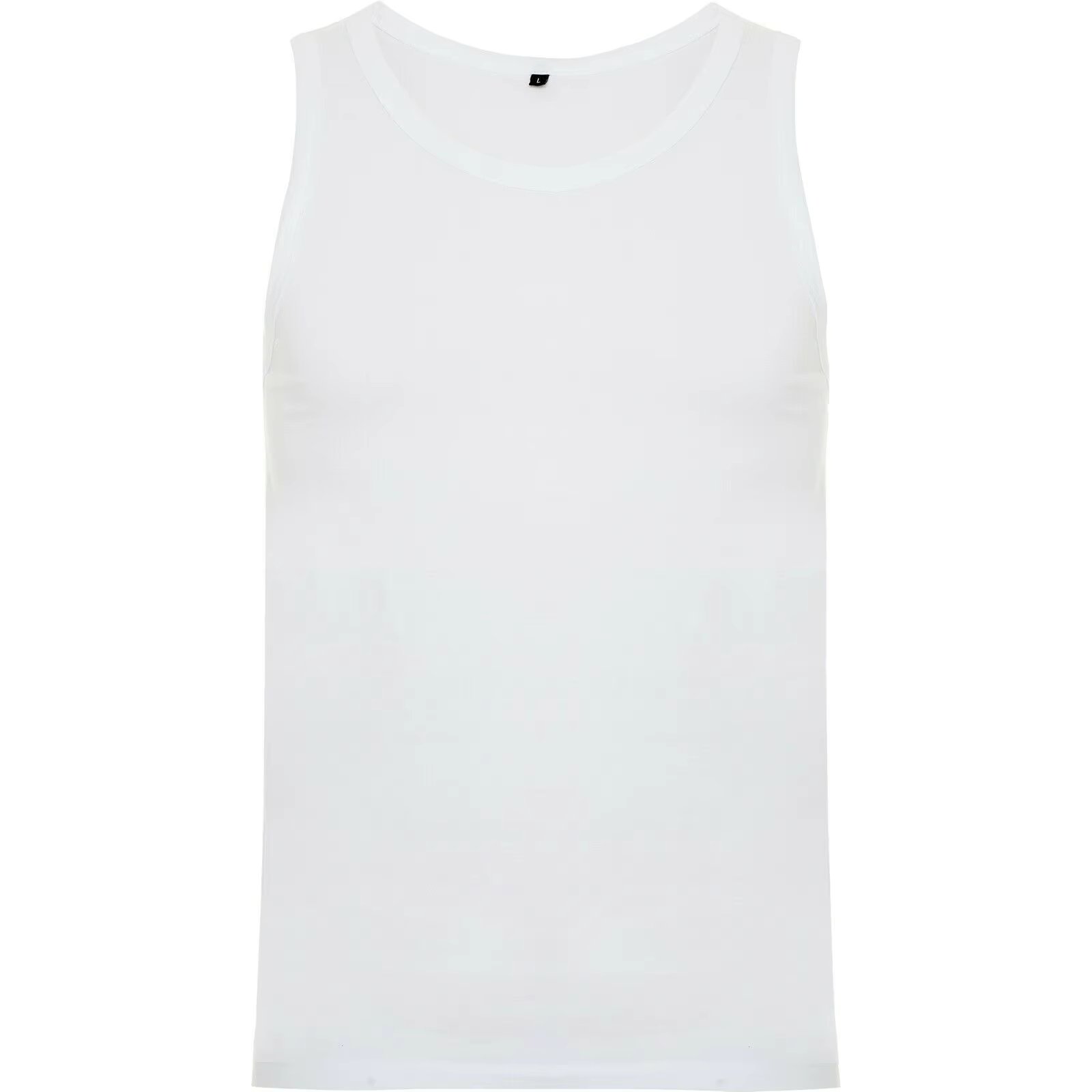 Pack 4 Camisetas Básicas de Tirantes para HOMBRE Sin Mangas Gym Deportiva Sport T-Shirt Blanca Negra Algodón para Interior