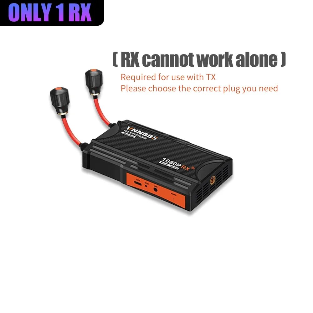 Wireless HDMI Transmitter and Receiver 300M Video Extender kit Lollipop Antenna For DSLR Camera PS4 to Projector PC