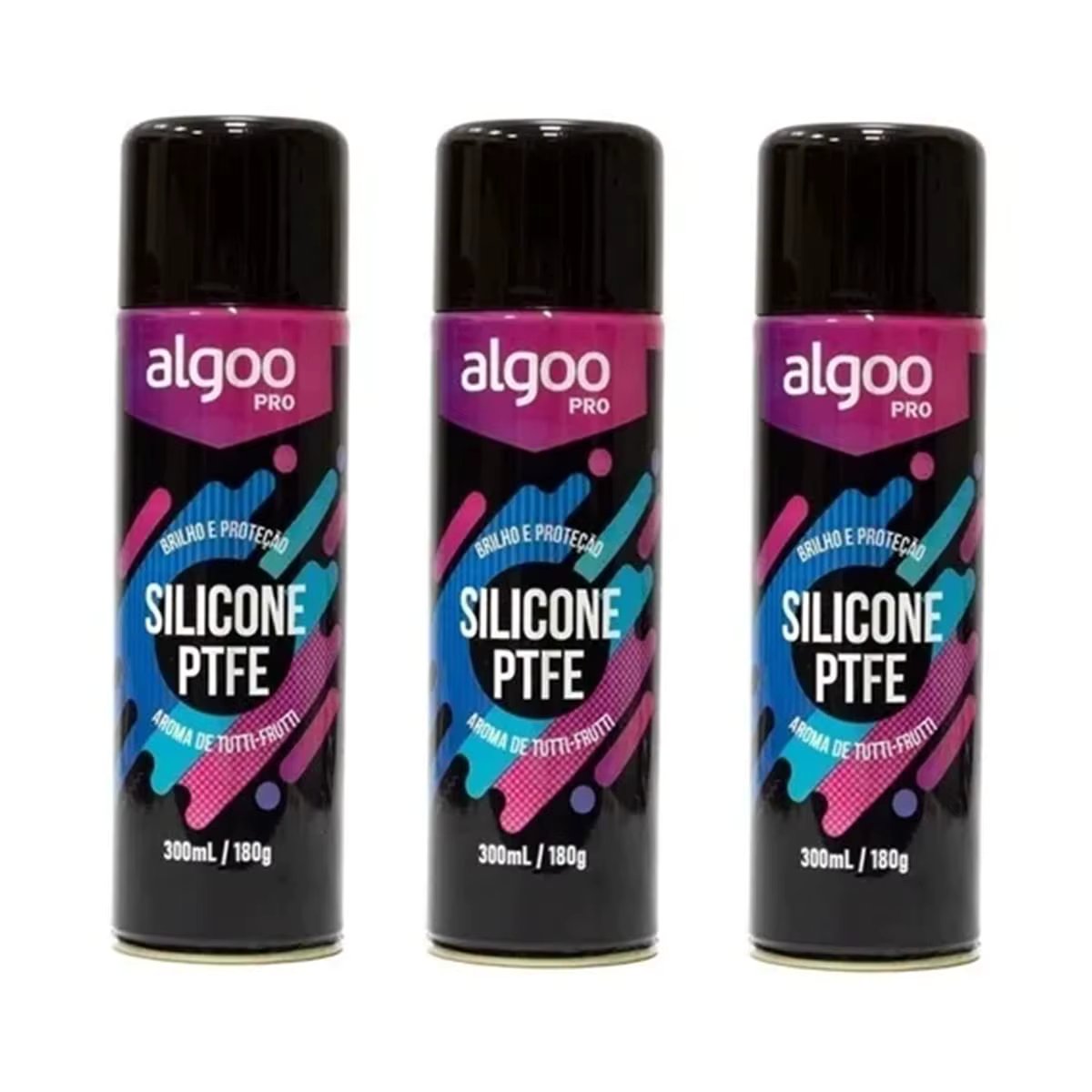 Algoo Pro Ptfe Spray Bicycle Silicone 300 ml 3 Units Mtb Speed