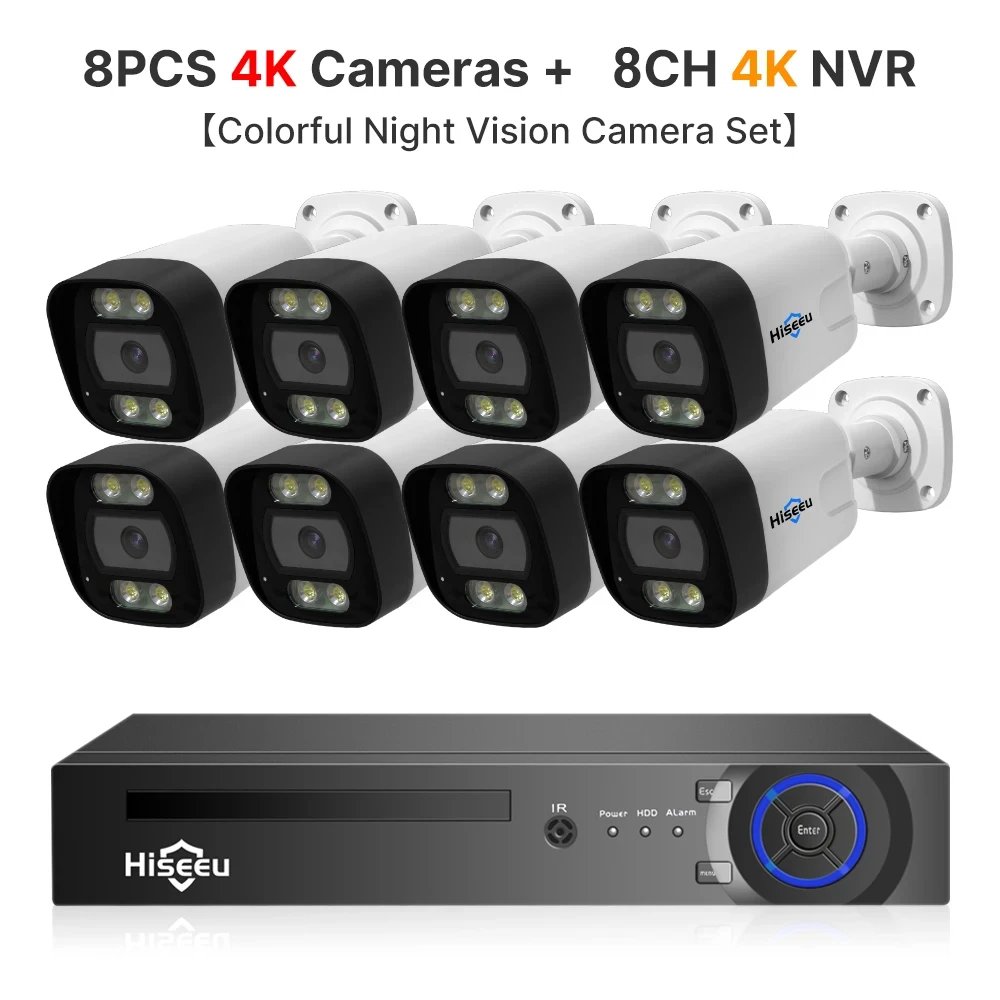 4K 8PCS New Camera