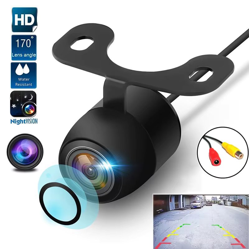 HD CCD Car Rear View Camera Night Vision Backup Parking Reverse Camera 170 Wide Angle