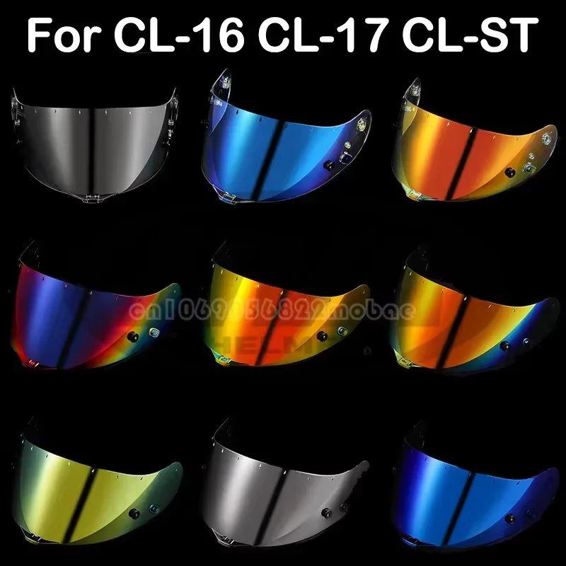 New Motorcycle Helmet Lens Visor Helmet Glasses Lens Full Face for HJC CL-16 CL-17 CS-15 CS-R1 CS-R2 CS-15 FG-15 TR-1