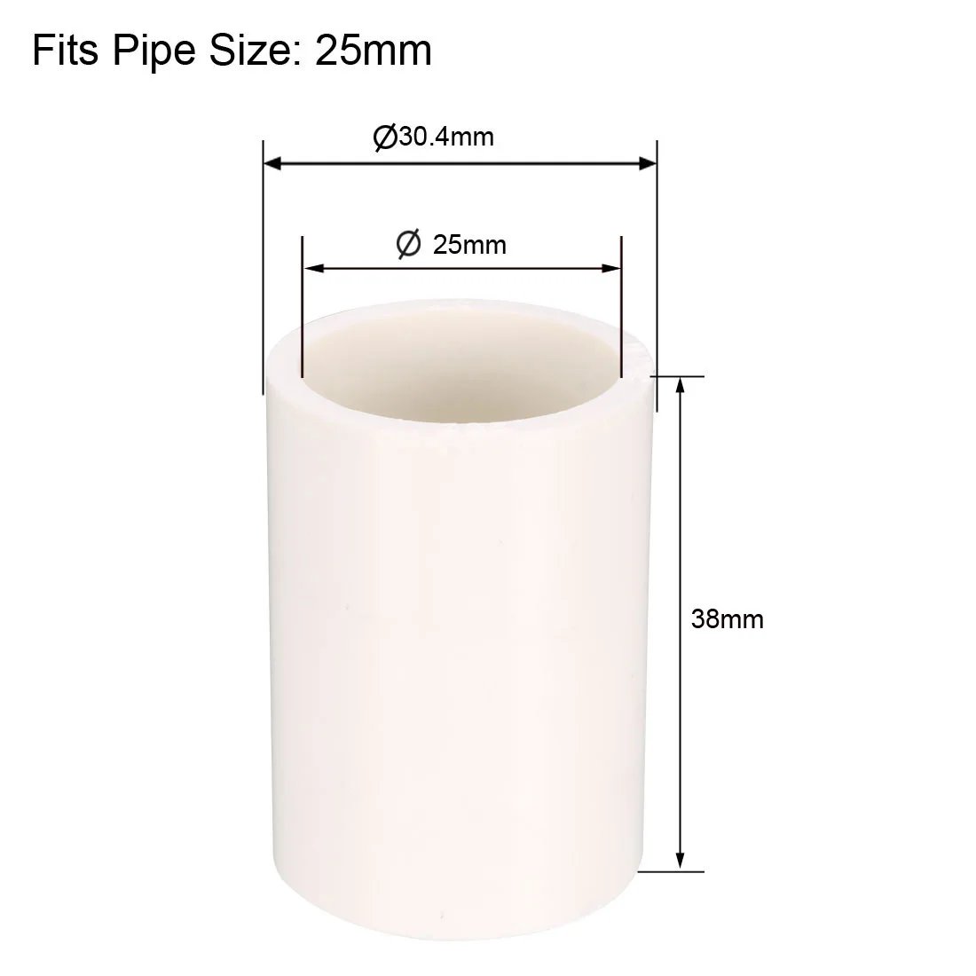 White 25mm 5Pcs