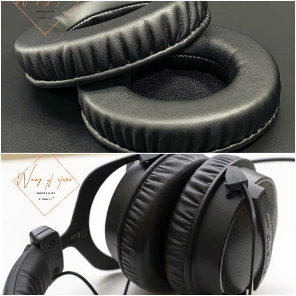 Soft Leather Ear Pads Foam Cushion EarMuff For Beyerdynamic DT 770 DT 770 Pro Headphone Perfect Quality, Not Cheap Version