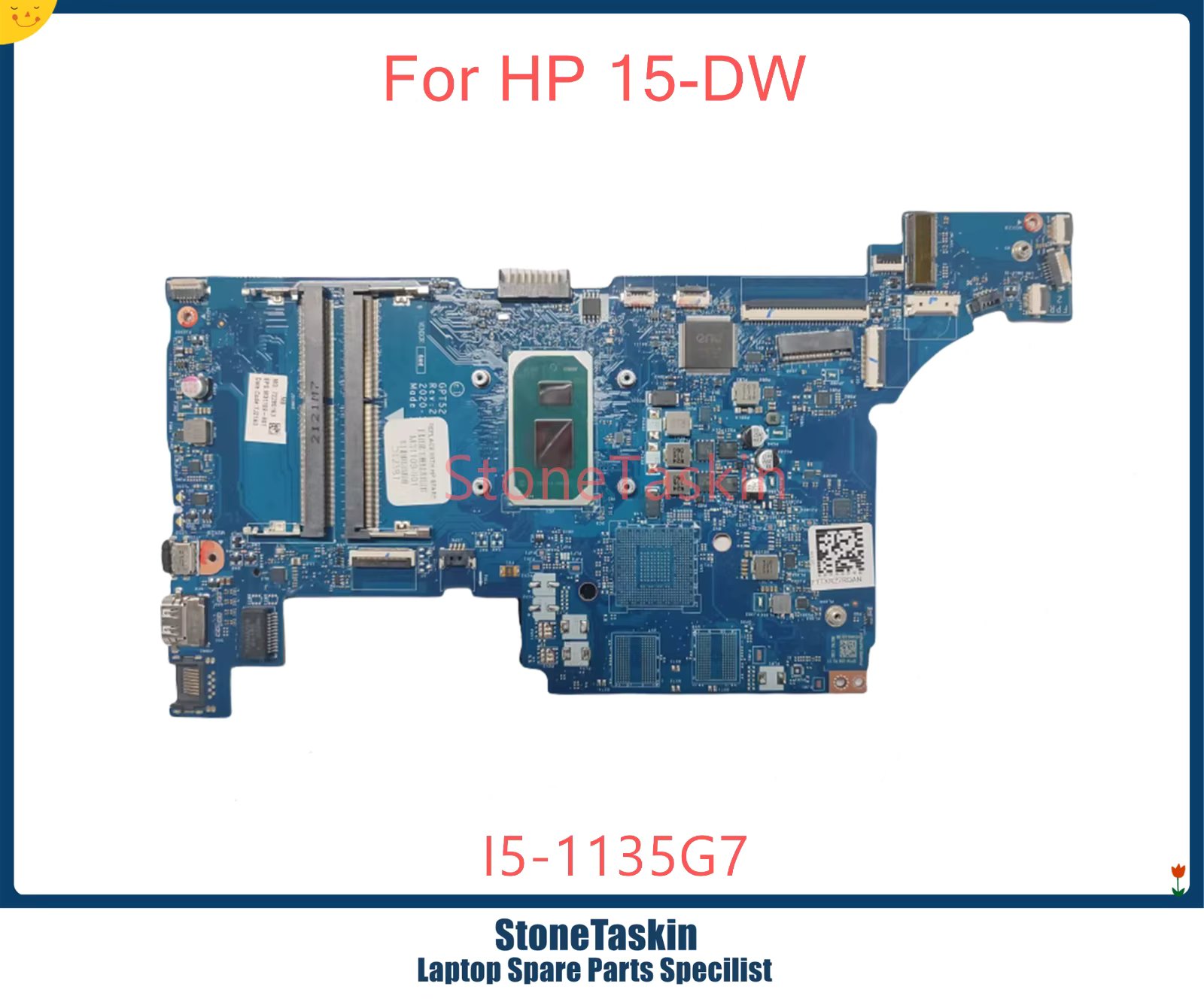 StoneTaskin GPT52 LA-K201P For HP Pavilion 15-DW 14-DP Laptop Motherboard I5-1135G7 Mainboard 100% Tested MB 45 Days Warranty