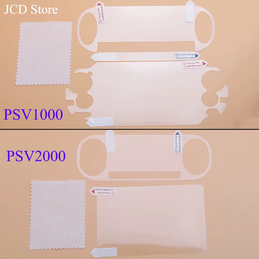 PSV1000 PSV 2000 Clear Full HD Screen Protector Cover Protective Film Guard HD Scratch Resistant Psvita