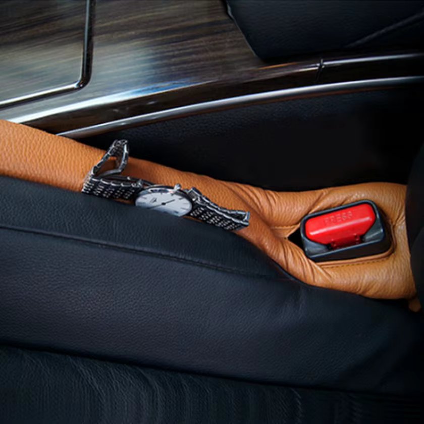 Car Niche Cushion sheet Premium Leather Car Sside Pocket 1 + 1