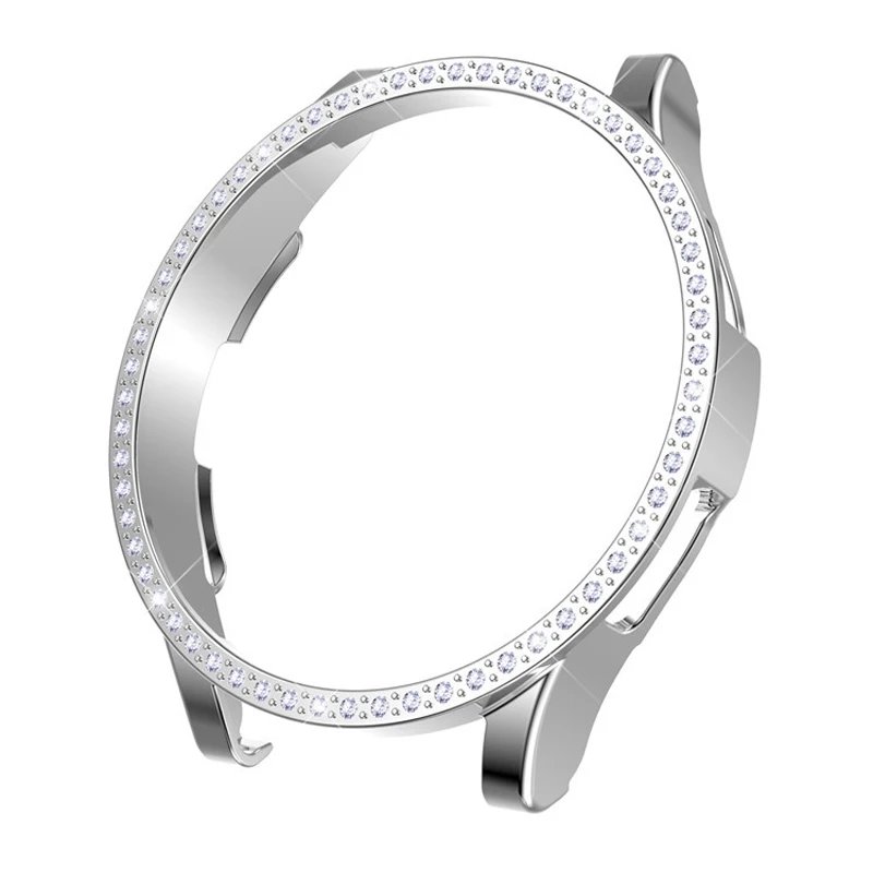 Diamond Case for Samsung Galaxy Watch 5/5 pro/4 40mm 44mm PC Cover All-Around Bumper Protector Galaxy watch 4 classic 42mm 46mm