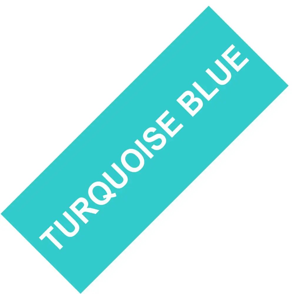 White Turquoise Blue