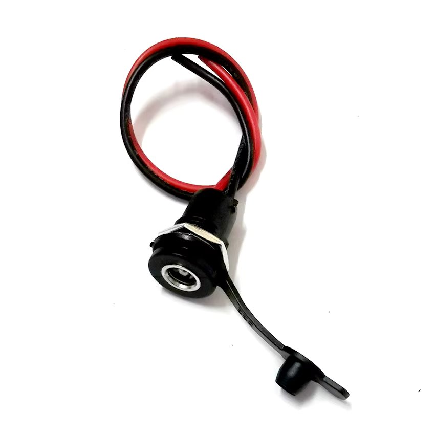 Electric Scooter 5.5*2.5mm Charging Port Plug Wire, Aviation High Current 5A Charging DC Socket Parent Wire
