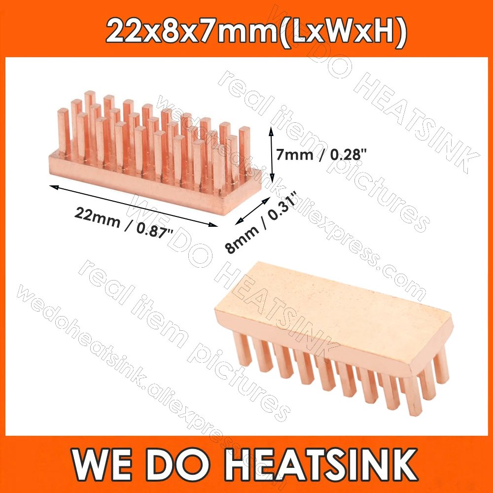 22x8x7mm (No Pad)