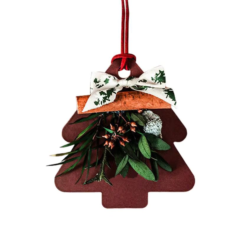 Christmas Car Fresheners Portable Plant Scented Freshener Small Car Air Freshener Diffuser Colorful Home Decoration For Closet