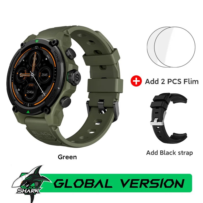 Green N Black Strap