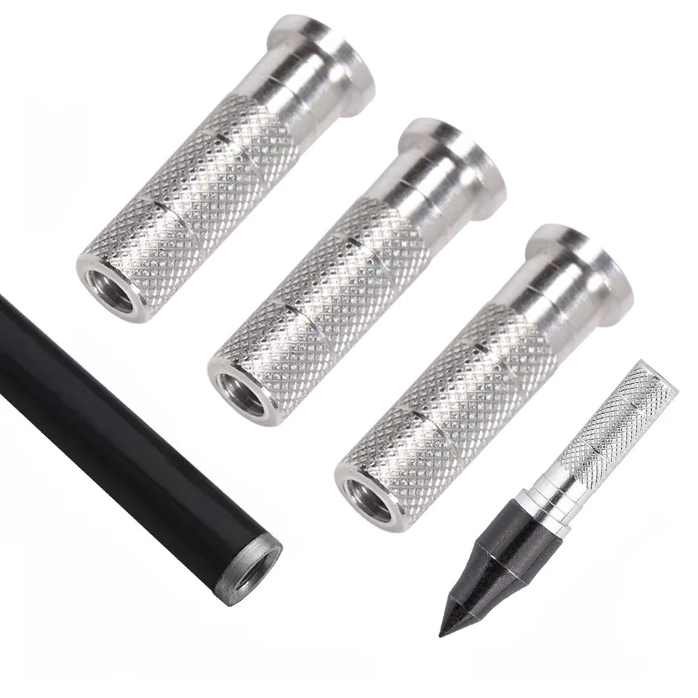 30pcs Archery Arrow Aluminum Insert for ID 6.2mm/7.6mm Carbon/Fiberglass Arrow Shaft Accessories For Hunting Shaft Arrowhead