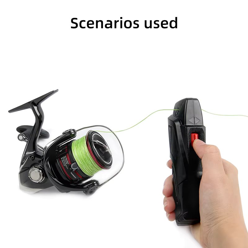 3.5m/s Electric fishing line stripper removes old fishing strip braided line fishing tools For fishing supplies