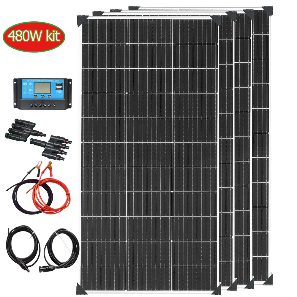 12V 480W Solar kit