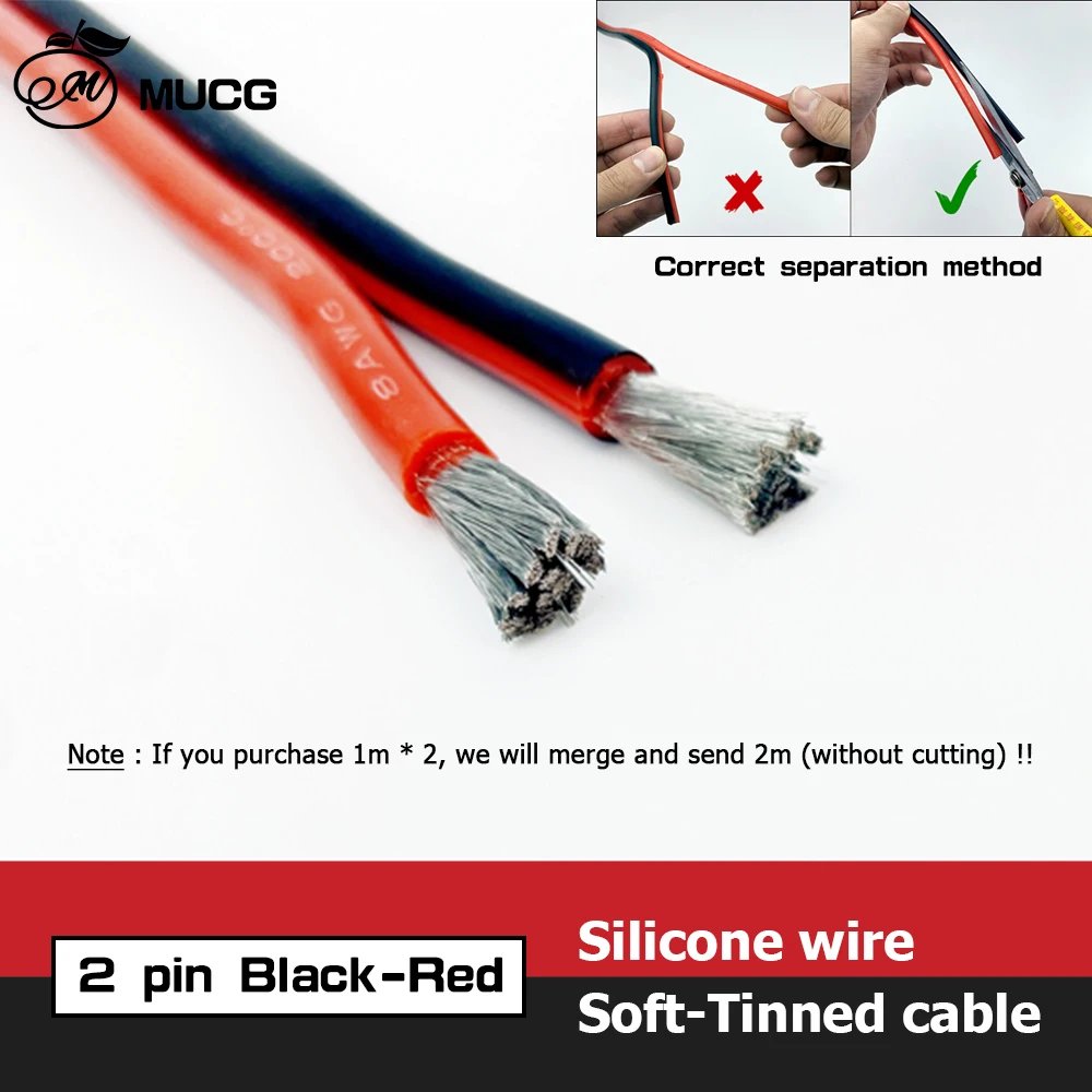 2 Pin Black-Red