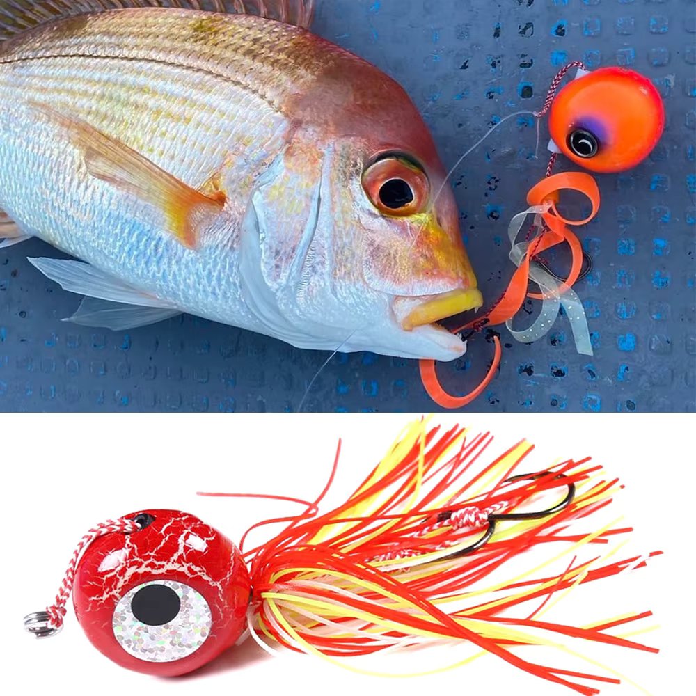 20-120g Tenya Tairaba Madai Jig Fishing Lure Kabura Saltwater Jigs Rubber Skirt Artificial Bait Bass Fishing Billfish Wahoo Mahi