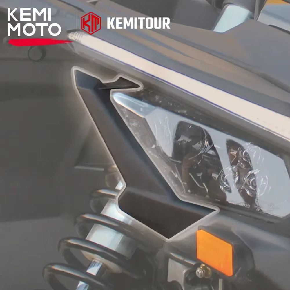 KEMIMOTO X3 UTV Front Headlight Cover Trim for Can am Maverick X3 Max Turbo R XDS 2017-2024 705010628 705010629