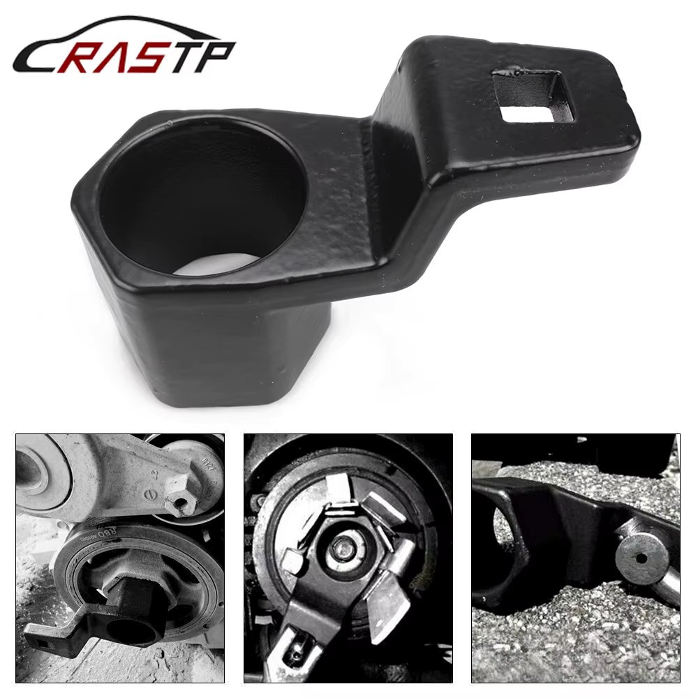 Car Cranks Pulley Removal Tools Crankshaft Crank Pulley Wrench Holder Tool Removal Holding Spanner for Honda Acura Engine TC032