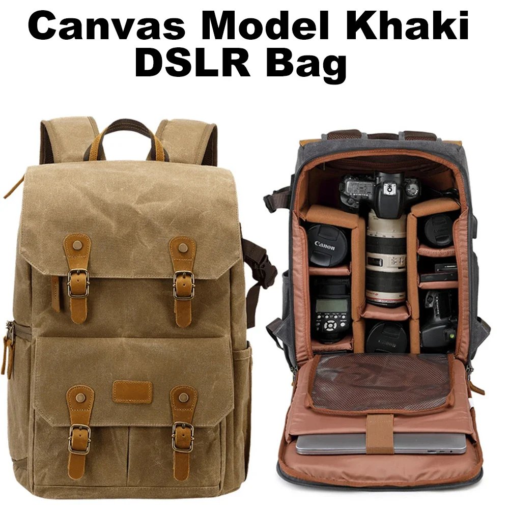 Canvas Khaki DSLR