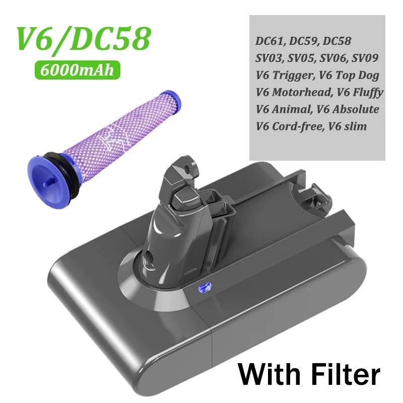 V6 WITH FILTER