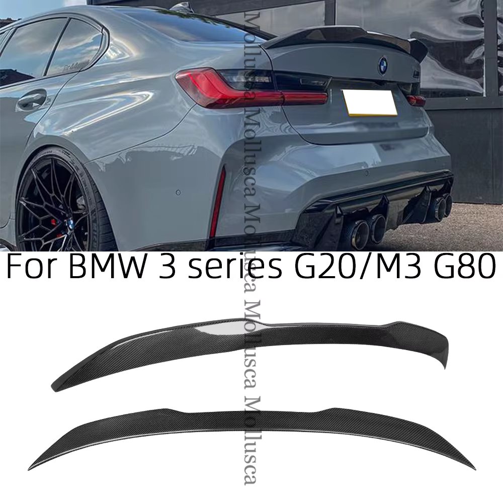For BMW 3 Series G20 G28&M3 G80 DA/PSM/MP Style Carbon fiber Rear Spoiler Trunk wing 2018-2023