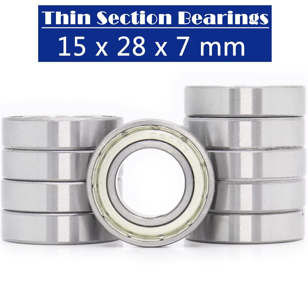 6902ZZ Bearing ( 10 PCS ) 15*28*7 mm Thin Section 6902 ZZ Ball Bearings 6902Z 61902 Z