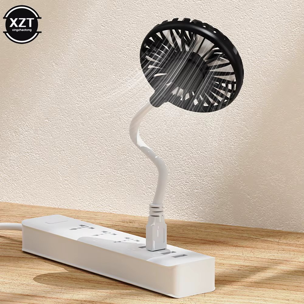 Small Fan USB Plug and Play Creative Mini Student Dormitory Silent Desktop Small Fan Summer Heat Relieving Tool Friend Gift