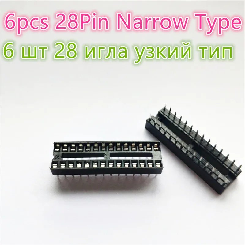 6pcs 28Pin Narrow