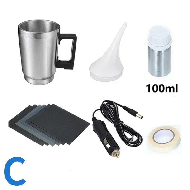 Car Headlight Scratch Oxidation Old Vague Polish Restoration Set Steam Cleaner Head Light Headlamp Lens Restore Restoration Kit