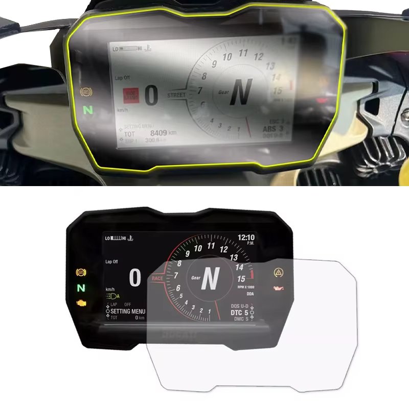 For Ducati Panigale V4 V4S Streetfighter V4 Panigale V4R 2018 2019 2020 2021 Motorcycle Instrument Protection Film Screen