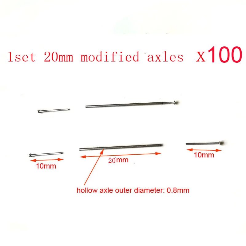 100 sets 20mm axles