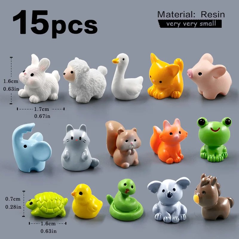15pcs Small Animal