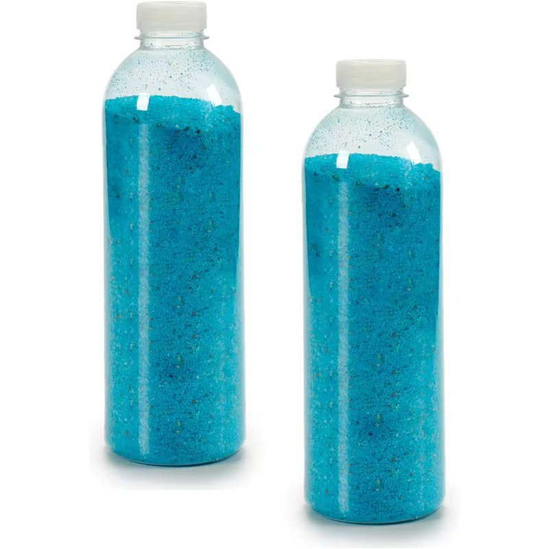 Eurasian shop®Pack 2 decorative sand jars for vases, sand for decorating centerpieces, 1,5kg