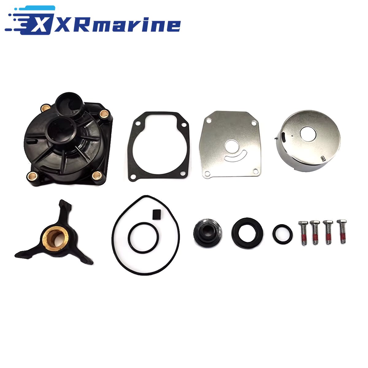 438592 Water Pump Repair Kit Impeller with Housing for Johnson Evinrude Outboard 28 35 40 48 50 HP 433548 433548 433549 0777805
