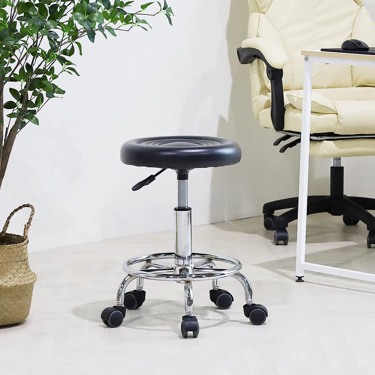 Scar pie circular rotating stool chair Medical Examination Laboratory Laboratory Counter-aid procedure nail