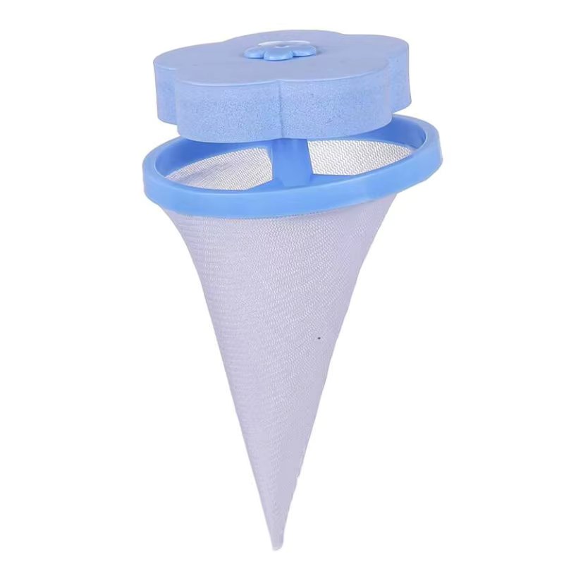 Floating Lint Filter Mesh Bag Floating Washing Machine Filter Net Flower Shaped Reusable Pet Hair Catcher Remover Laundry Tool