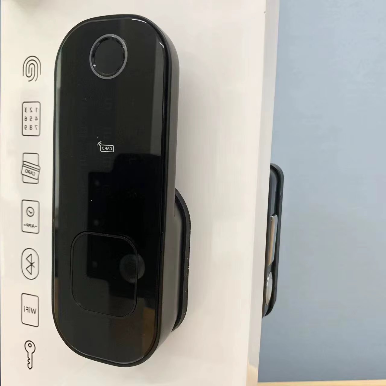 Lock on left