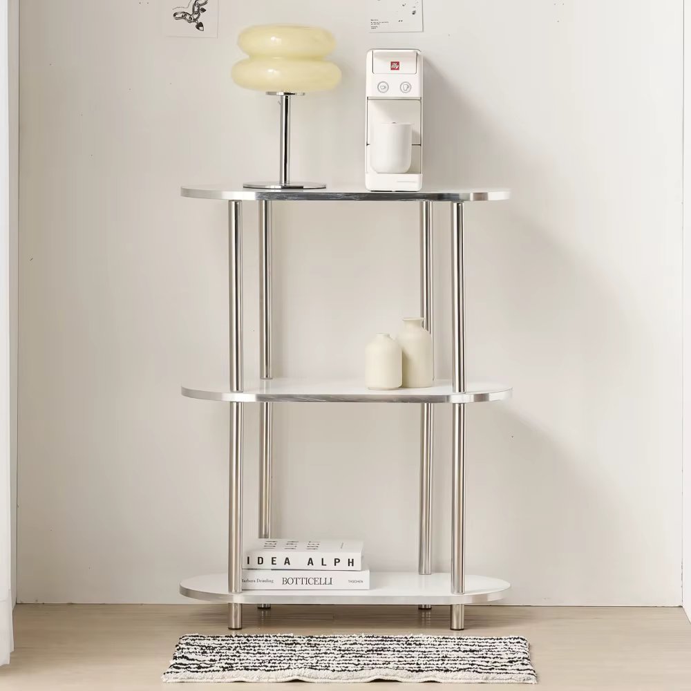 [Red Factory] Raro Round All-use shelf (free shipping) rennes Interior shelf storage shelf Penttree display case three-speed shelf