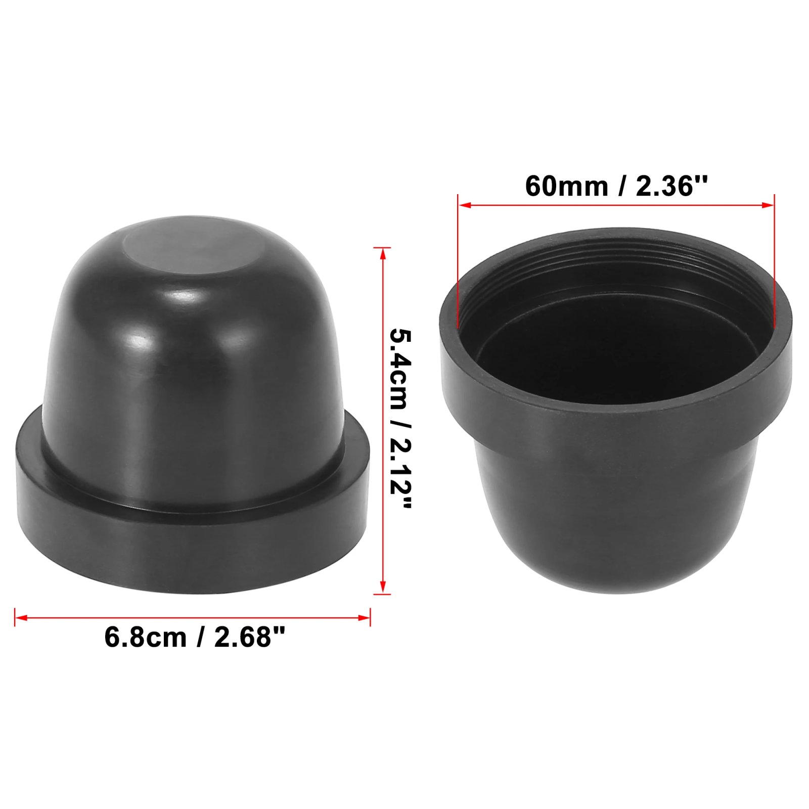 2pcs 60mm