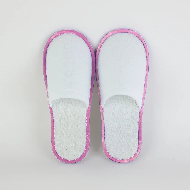 Women Men Disposable Slippers Non-slip Hotel Slippers Home Indoor Guest Slippers Loafer Flip Flop Wedding Shoes Travel Slippers