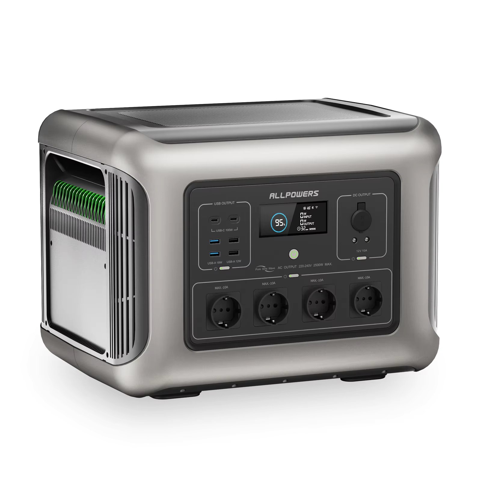 ALLPOWERS R2500 Portable Power Station 2016Wh Expandable to 20kWh LFP Battery 2500W Emergency Household / Outdoor Power Supply
