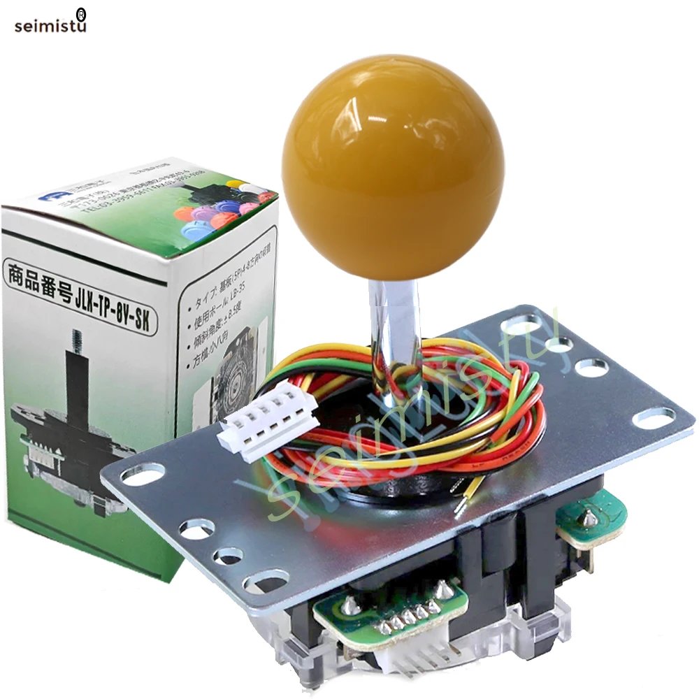 NEW Original Japan SANWA Joystick JLX-TP-8YT 8 Way Restrictor Arcade Game Machine Zero Delay Command Parts DIY y Pi Game console