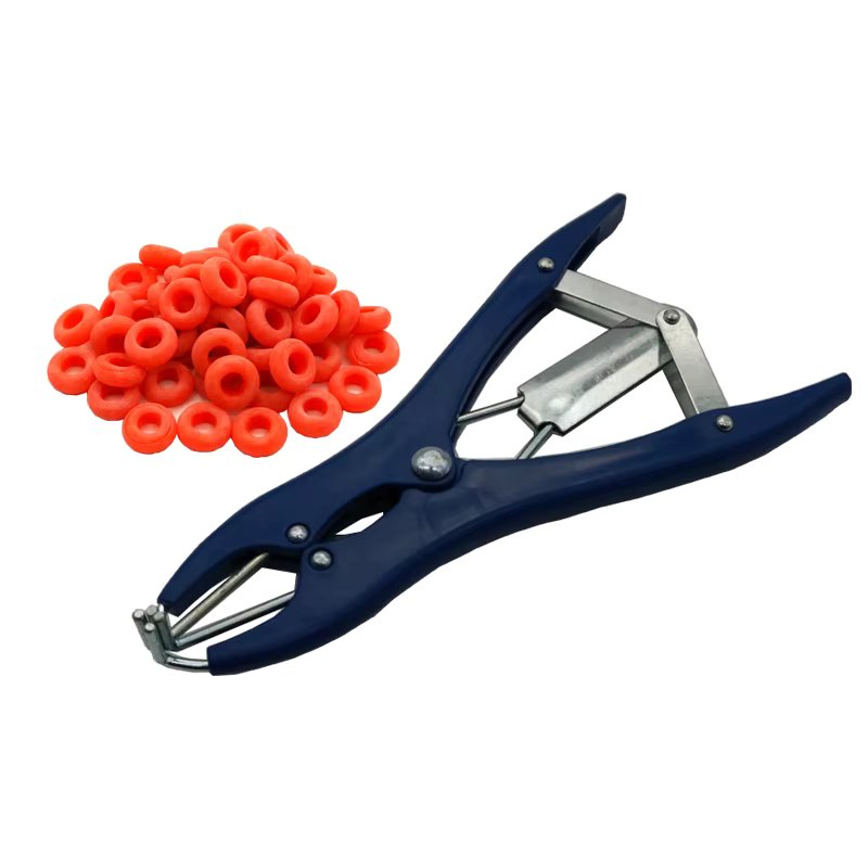 Sheep Expansion Pliers Piglet Castration Forceps Tail Docking Clamp Bloodless Livestock Goat Tail Castrate Rings Farm Animal 1Pc