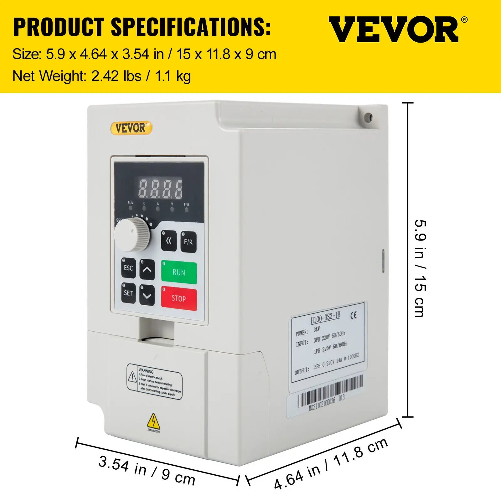 3KW 4HP 220V