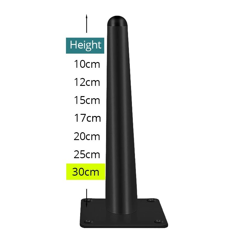 Black Vertical 30cm