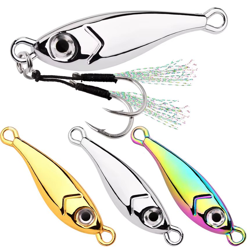 1PC Sea fishing Slow pitch Jig 5G-60G Grouper killer Metal Jigging Dart jig Spoon Artificial Bait Jig Fishing Lure